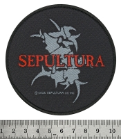 Нашивка ткана SEPULTURA - LOGO & TRIBAL S (ofp-334)