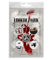 Подарунковий набір значків LINKIN PARK - HYBRID THEORY (iol-086)