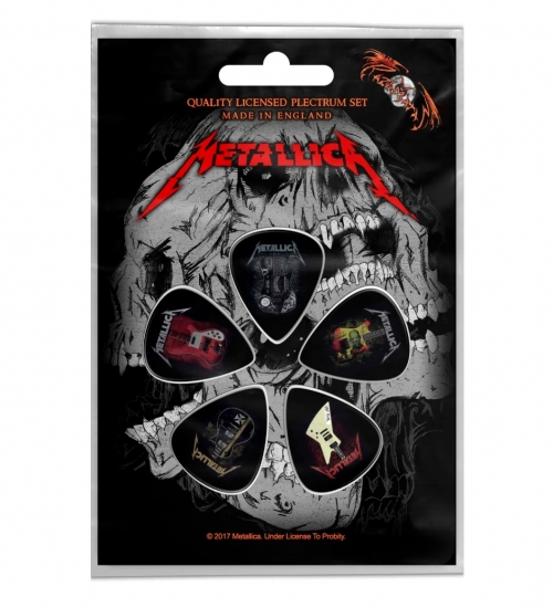 Подарунковий набір медіаторів METALLICA - GUITARS (mol-016)