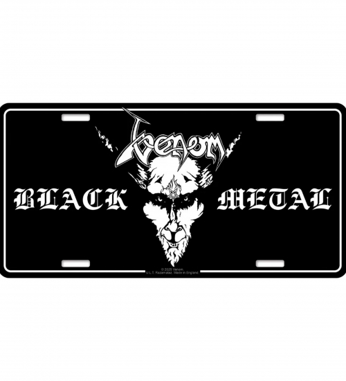 Подарункова табличка VENOM - BLACK METAL (npol-014)