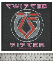 Нашивка ткана TWISTED SISTER - TS LOGO (ofp-390)