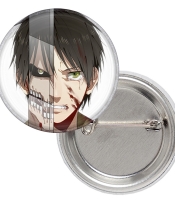 Значок Attack on Titan (Eren Jaeger)