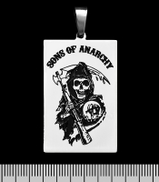 Кулон Sons Of Anarchy (ptsb-117) прямоугольный