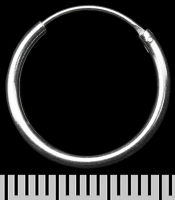 Сережка, кільце потовщене (eas-141)