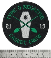 Нашивка Type O Negative "Casket Crew"