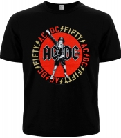 Футболка AC/DC - ANGUS EMBLEM 50th Anniversary (Officially Licensed)