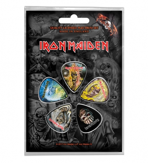 Подарунковий набір медіаторів IRON MAIDEN - THE FACES OF EDDIE (mol-009)