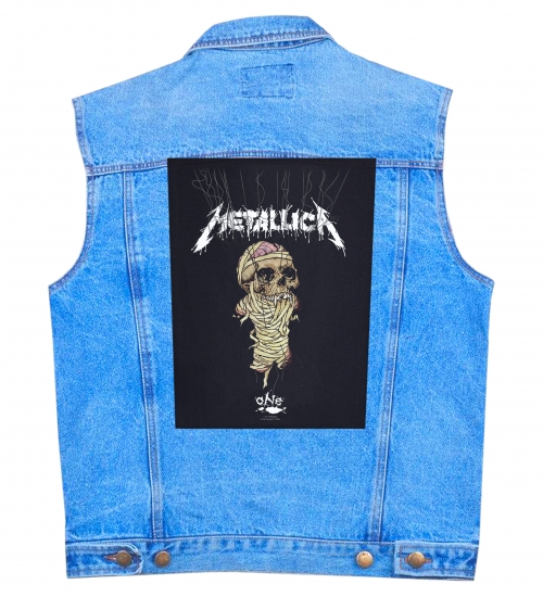 Нашивка наспинна катана METALLICA - ONE STRINGS (olbp-166) Нашивка наспинна катана METALLICA - ONE STRINGS (olbp-166)