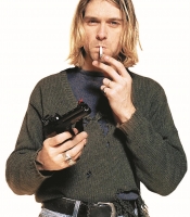 Плакат Nirvana (Kurt with Gun)