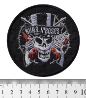 Нашивка Guns N' Roses (skull n' guns) (pt-048)