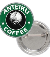 Значок Tokyo Ghoul - Anteiku Coffee (Ken Kaneki)