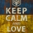 Плакат Keep Calm and Love Ukraine Плакат Keep Calm and Love Ukraine