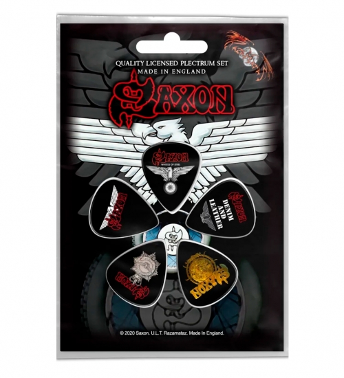 Подарунковий набір медіаторів SAXON - WHEELS OF STEEL (mol-018)