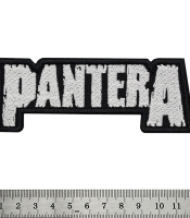 Нашивка Pantera (white logo)