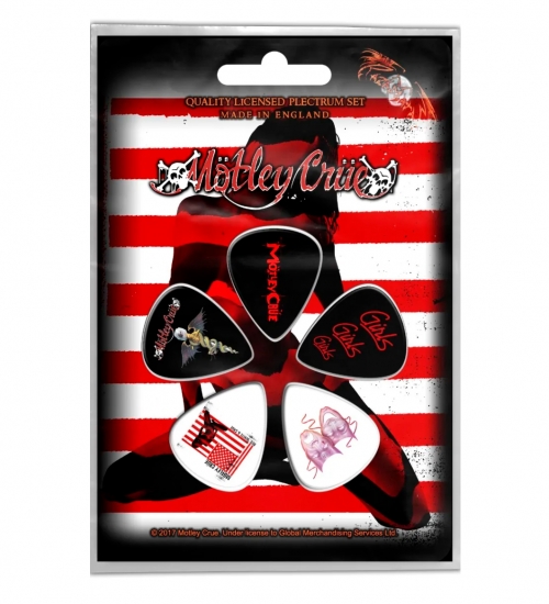 Подарунковий набір медіаторів MOTLEY CRUE - RED, WHITE & CRUE (mol-013)