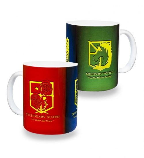 Чашка Attack On Titan (гербы)