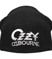 Шапка біні OZZY OSBOURNE - LOGO (з вишитим логотипом) heol-002
