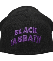 Шапка біні BLACK SABBATH - PURPLE LOGO (з вишитим логотипом) heol-008
