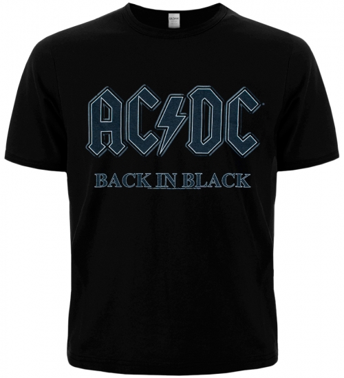 Футболка AC/DC - BACK IN BLACK (Officially Licensed)