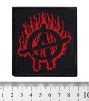 Нашивка Anarchy in flame (pt-038)