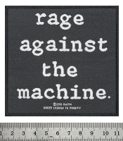 Нашивка ткана RAGE AGAINST THE MACHINE - LOGO (ofp-216)