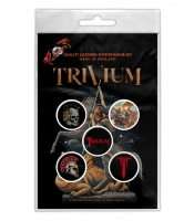 Подарунковий набір значків TRIVIUM - IN THE COURT OF THE DRAGON (iol-011)