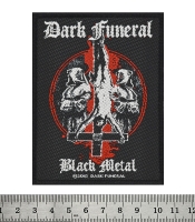 Нашивка ткана DARK FUNERAL - BLACK METAL (ofp-042)