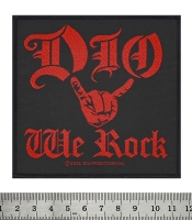 Нашивка ткана DIO - WE ROCK (ofp-033)