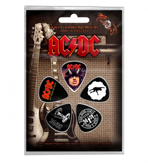Подарунковий набір медіаторів AC/DC - HIGHWAY / FOR THOSE / LET THERE (mol-042)