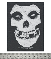Нашивка ткана MISFITS - WHITE SKULL (ofp-201)