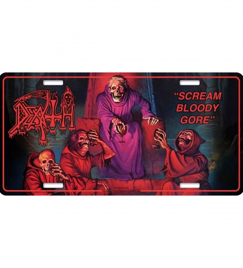 Подарункова табличка DEATH - SCREAM BLOODY GORE (npol-004)