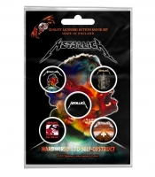 Подарунковий набір значків METALLICA - HARDWIRED TO SELF DESTRUCT (iol-055)