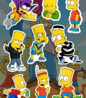 Стікерпак The Simpsons (Bart) SP-156