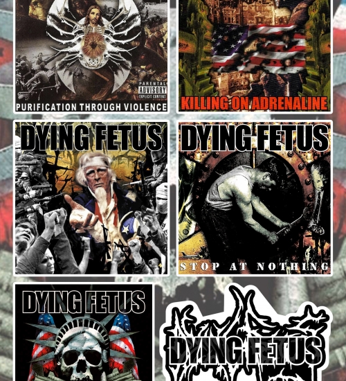 Стікерпак Dying Fetus SP-284 Стікерпак Dying Fetus SP-284