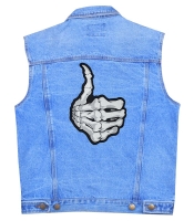 Нашивка термо Skeleton Thumb Up наспинна (thps-076)