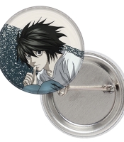 Значок Death Note (L-face)