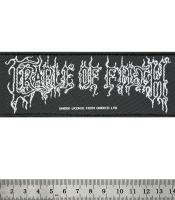Нашивка ткана CRADLE OF FILTH - LOGO (ofp-373)