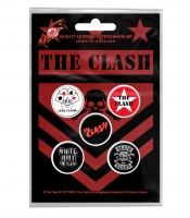 Подарунковий набір значків THE CLASH - LONDON CALLING (iol-031)