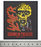 Нашивка ткана SLAYER - SEASONS IN THE ABYSS (ofp-300)
