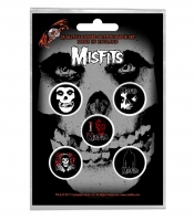Подарунковий набір значків MISFITS - SKULL (iol-053)
