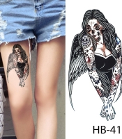 Временная тату Fallen Angel (HB-413, 21x15 см)