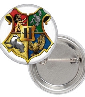 Значок Harry Potter (Hogwarts logo)