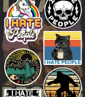 Стікерпак I Hate People SP-167