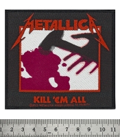 Нашивка ткана METALLICA - KILL EM ALL (ofp-150)