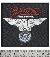 Нашивка ткана SAXON - WHEELS OF STEEL (ofp-296)