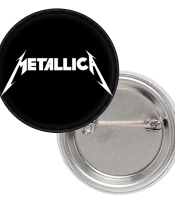 Значок Metallica (white logo)