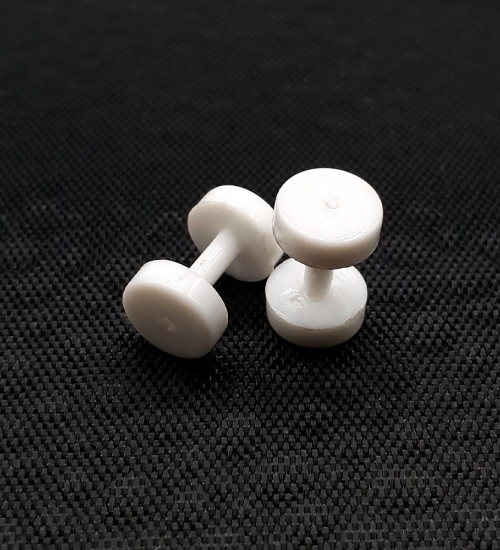 Набір № 03 тунель (акріл 2 мм, шайба 6 мм, 2 шт. колір білий)