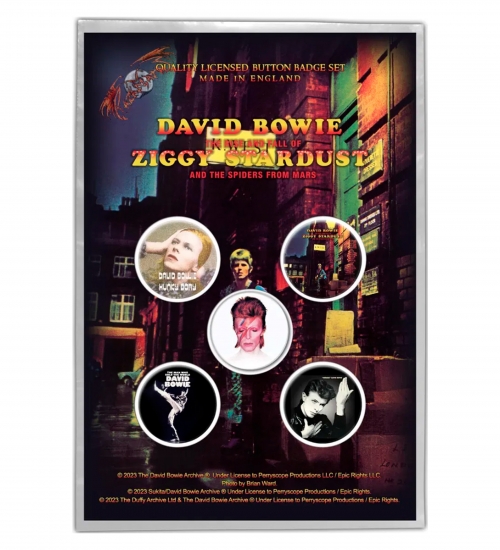 Подарунковий набір значків DAVID BOWIE - EARLY ALBUMS (iol-087)