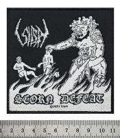 Нашивка ткана SIGH - SCORN DEFEAT (ofp-121)
