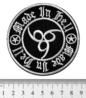 Нашивка Made in Hell (666) (pt-053)
